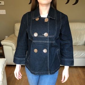 Sonoma Life in Style double breasted jean jacket